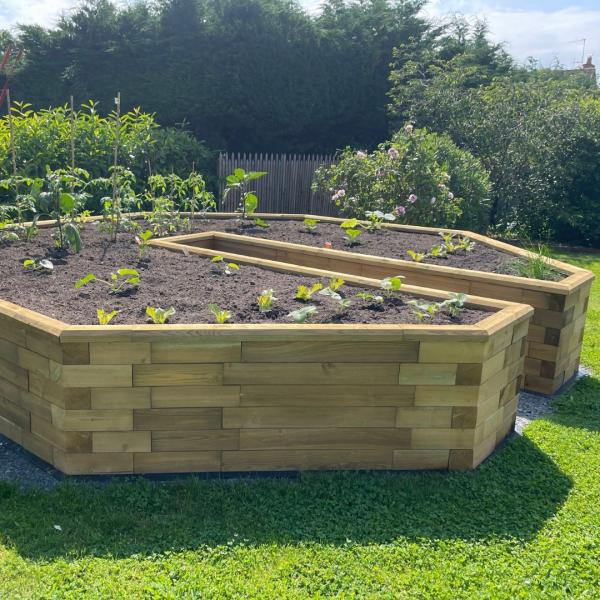 Bruno's Keyhole Raised Bed