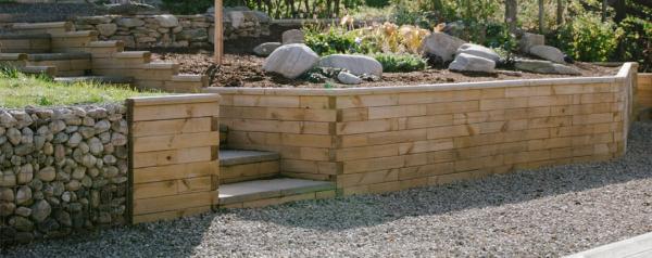 Modular retaining walls - the benefits of using WoodBlocX