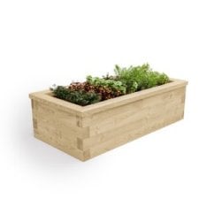 Rectangular raised beds